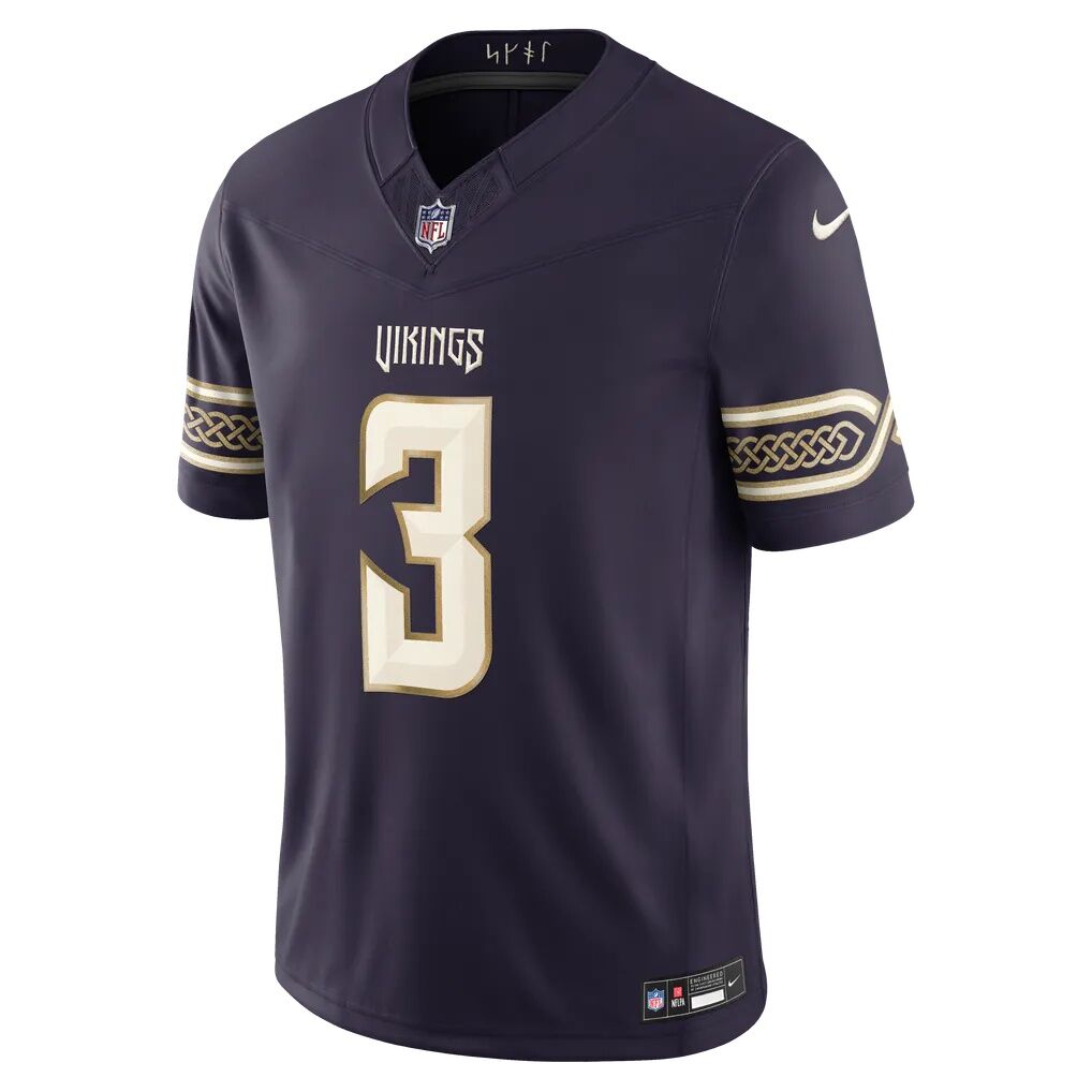 Jordan Addison Minnesota Vikings Nike 2026 Rivalries Collection Stitched Limited Jersey