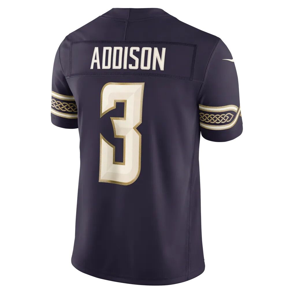 Jordan Addison Minnesota Vikings Nike 2026 Rivalries Collection Stitched Limited Jersey