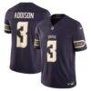 Jordan Addison Minnesota Vikings Nike 2026 Rivalries Collection Stitched Limited Jersey - Purple - Front View