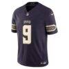 J.J. McCarthy Minnesota Vikings Nike 2026 Rivalries Collection Stitched Limited Jersey - Purple - Alt1