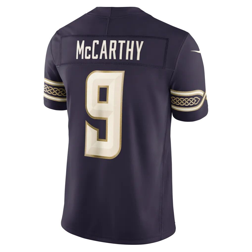 J.J. McCarthy Minnesota Vikings Nike 2026 Rivalries Collection Stitched Limited Jersey