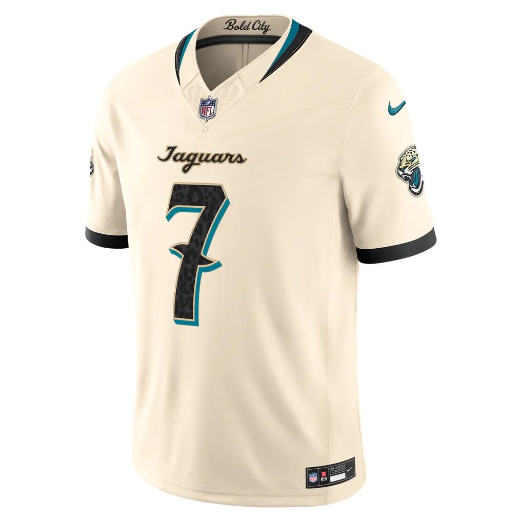 Brian Thomas Jr. Jacksonville Jaguars Nike 2026 Rivalries Collection Stitched Limited Jersey - Natural