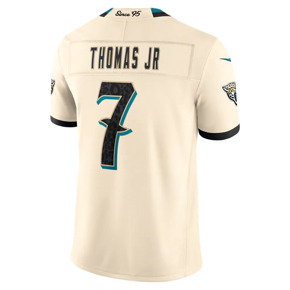 Brian Thomas Jr. Jacksonville Jaguars Nike 2026 Rivalries Collection Stitched Limited Jersey - Natural