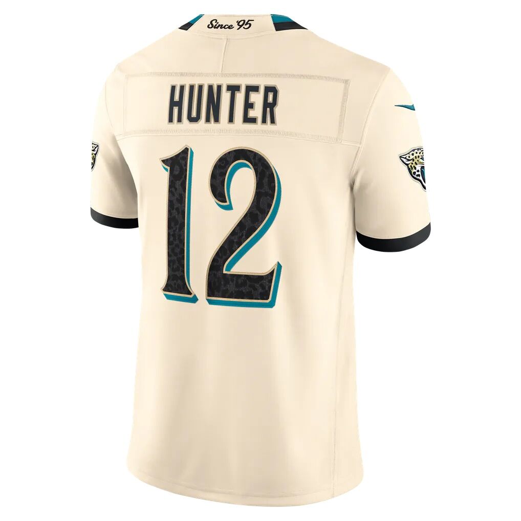 Travis Hunter Jacksonville Jaguars Nike 2026 Rivalries Collection Stitched Limited Jersey - Natural