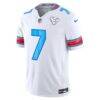 C.J. Stroud Houston Texans Nike 2026 Rivalries Collection Stitched Limited Jersey - White - Back View
