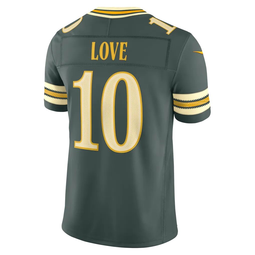 Jordan Love Green Bay Packers Nike 2026 Rivalries Collection Stitched Limited Jersey