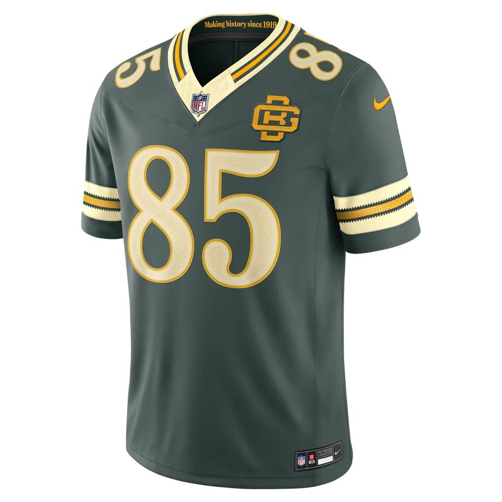Tucker Kraft Green Bay Packers Nike 2026 Rivalries Collection Stitched Limited Jersey