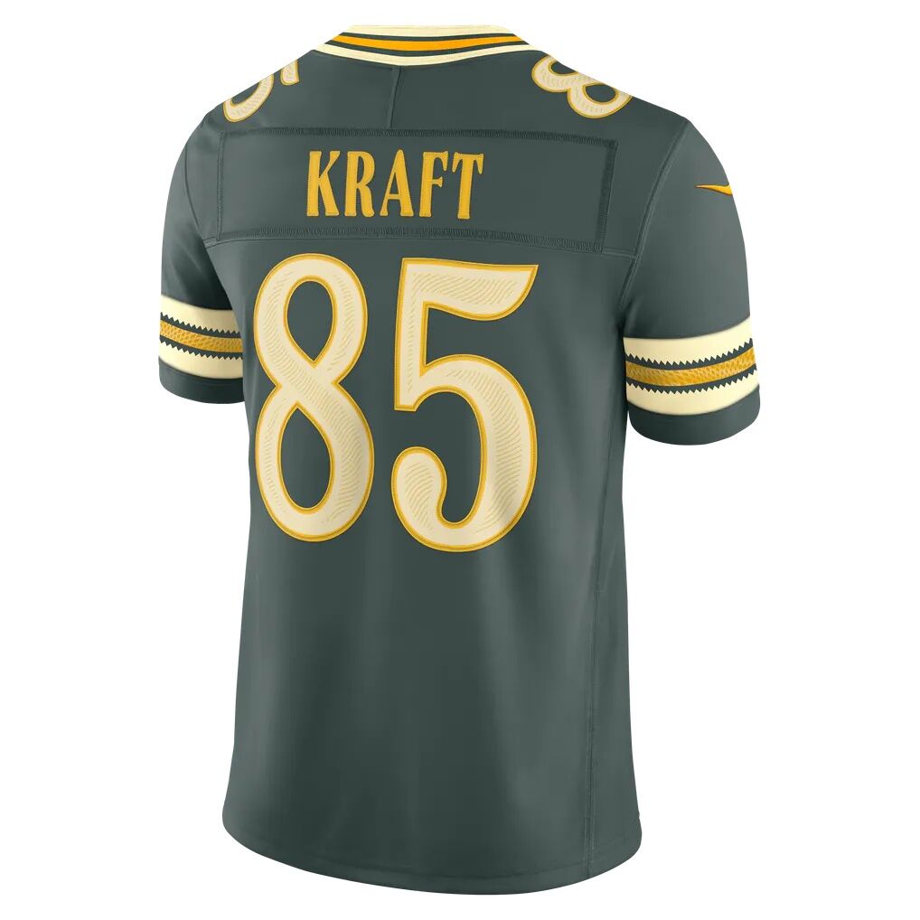 Tucker Kraft Green Bay Packers Nike 2026 Rivalries Collection Stitched Limited Jersey