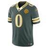 Matthew Golden Green Bay Packers Nike 2026 Rivalries Collection Stitched Limited Jersey - Green - Back View