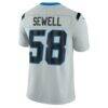 Penei Sewell Detroit Lions Nike 2026 Rivalries Collection Stitched Limited Jersey - Silver - Side View