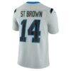 Amon-Ra St. Brown Detroit Lions Nike 2026 Rivalries Collection Stitched Limited Jersey - Silver - Side View