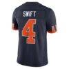 D'Andre Swift Chicago Bears Nike 2026 Rivalries Collection Stitched Limited Jersey - Navy - Side View