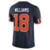 Caleb Williams Chicago Bears Nike 2026 Rivalries Collection Stitched Limited Jersey - Navy - Side View