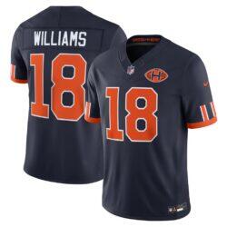 Caleb Williams Chicago Bears Nike 2026 Rivalries Collection Stitched Limited Jersey - Navy - Front View