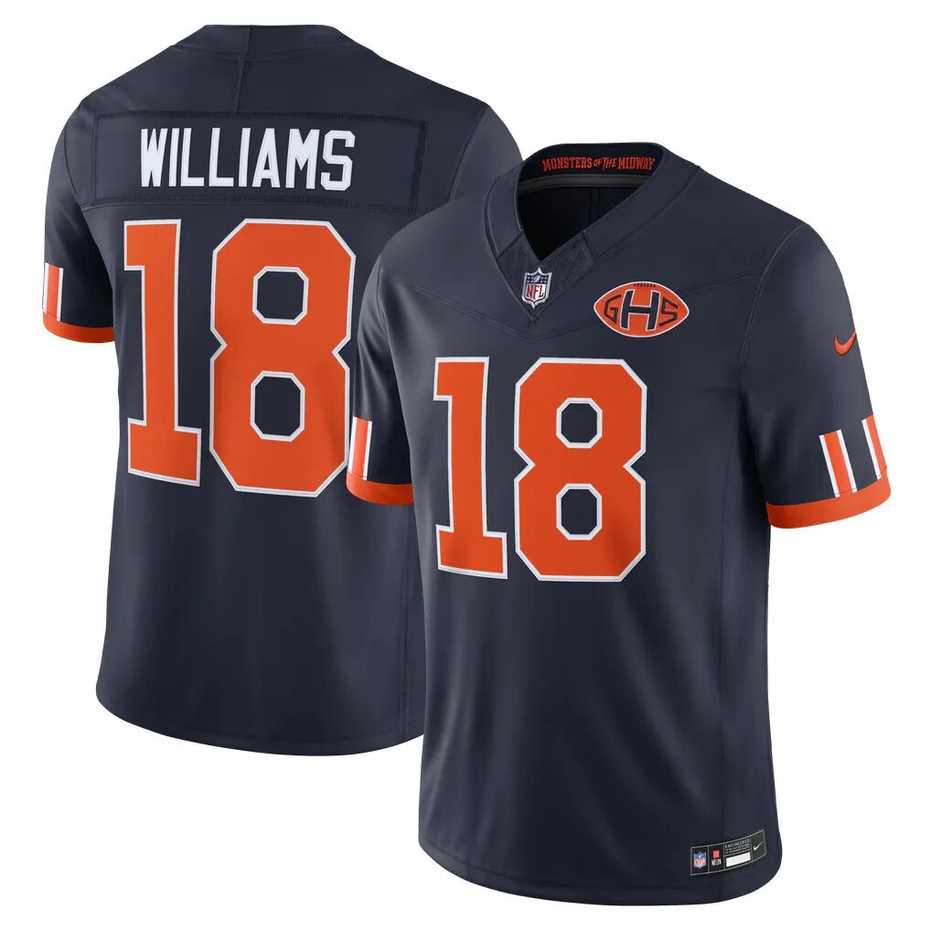 Caleb Williams Chicago Bears Nike 2026 Rivalries Collection Stitched Limited Jersey