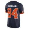 Colston Loveland Chicago Bears Nike 2026 Rivalries Collection Stitched Limited Jersey - Navy - Alt2