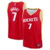 Kevin Durant Houston Rockets Fashion7 Youth Fast Break Jersey - Red - Front View