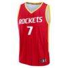Kevin Durant Houston Rockets Fashion7 Youth Fast Break Jersey - Red - Side View