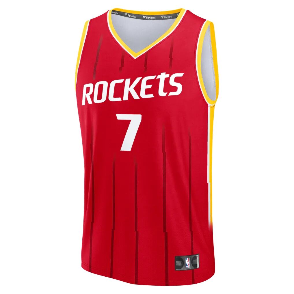 Kevin Durant Houston Rockets Fashion7 Youth Fast Break Jersey - Icon Edition