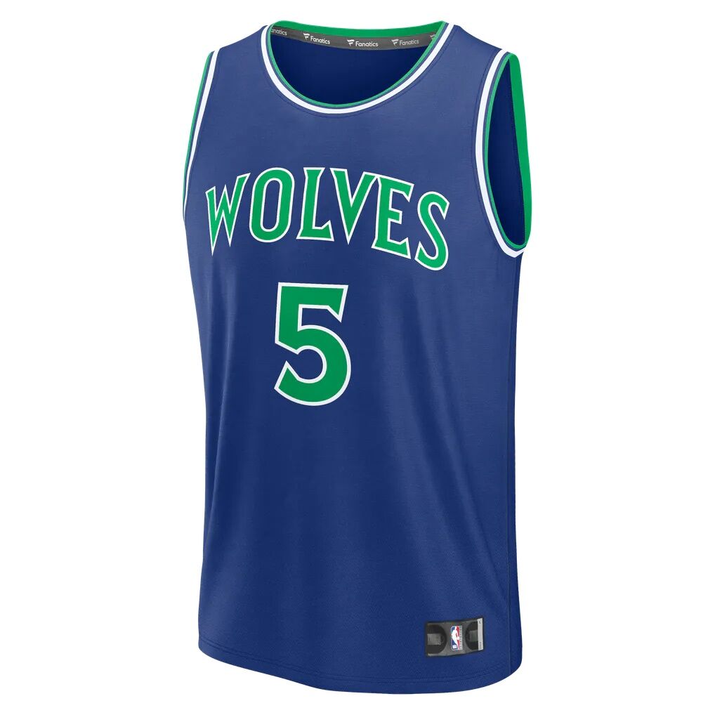 Anthony Edwards Minnesota Timberwolves Fashion7 Youth Fast Break Jersey - Icon Edition
