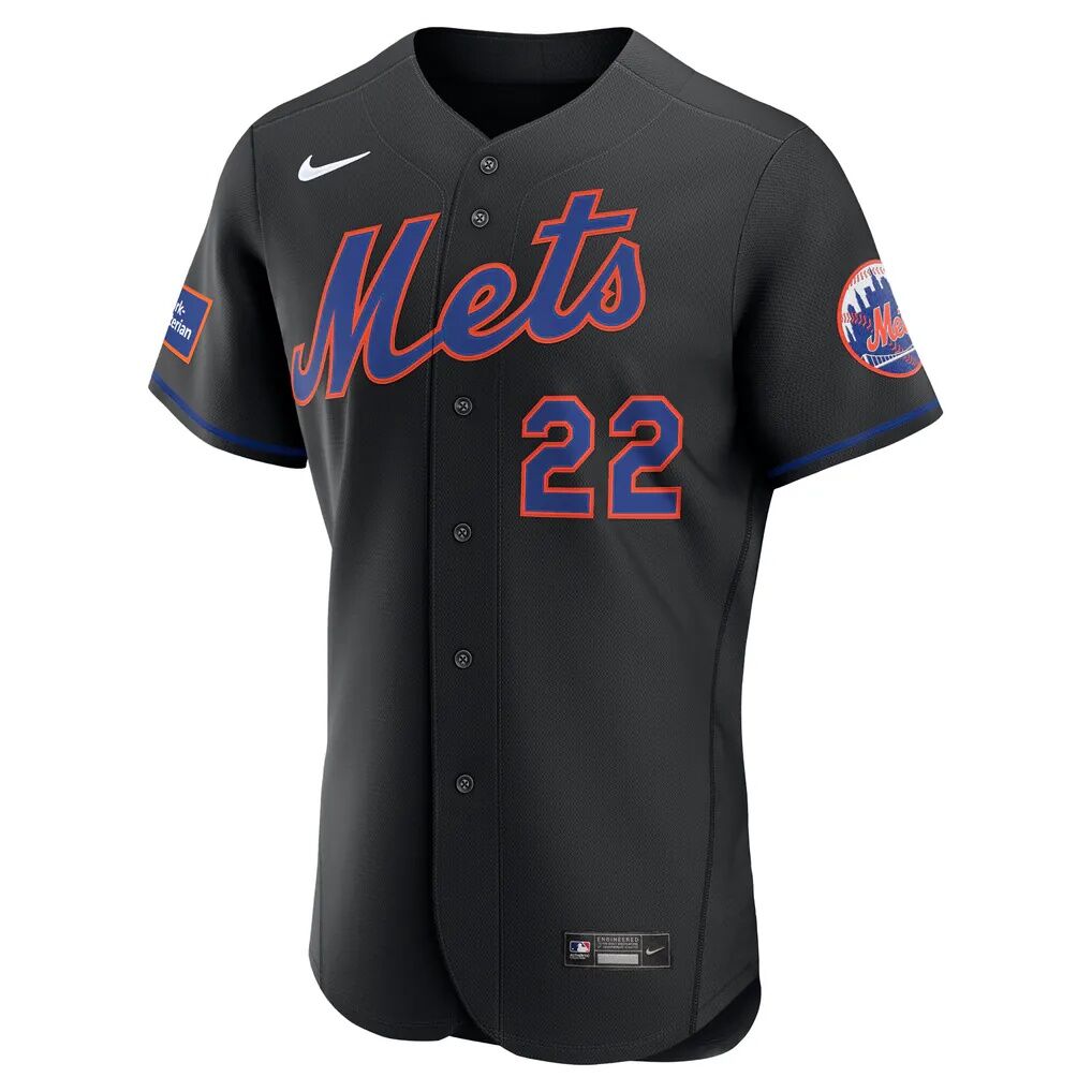 Juan Soto New York Mets Nike Alternate Authentic Sponsor Patch Jersey