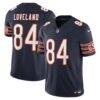 Colston Loveland Chicago Bears Nike Team Vapor F.U.S.E. Stitched Limited Jersey - Navy - Front View