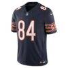 Colston Loveland Chicago Bears Nike Team Vapor F.U.S.E. Stitched Limited Jersey - Navy - Side View