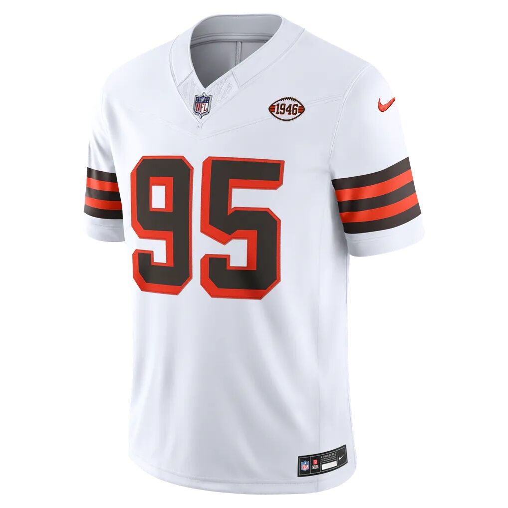Myles Garrett Cleveland Browns Nike Alternate Vapor F.U.S.E. Stitched Limited Jersey
