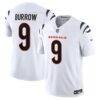 Joe Burrow Cincinnati Bengals Nike Vapor F.U.S.E. Stitched Limited Jersey - White - Front View