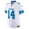 Amon-Ra St. Brown Detroit Lions Nike Vapor F.U.S.E. Stitched Limited Jersey - White - Side View