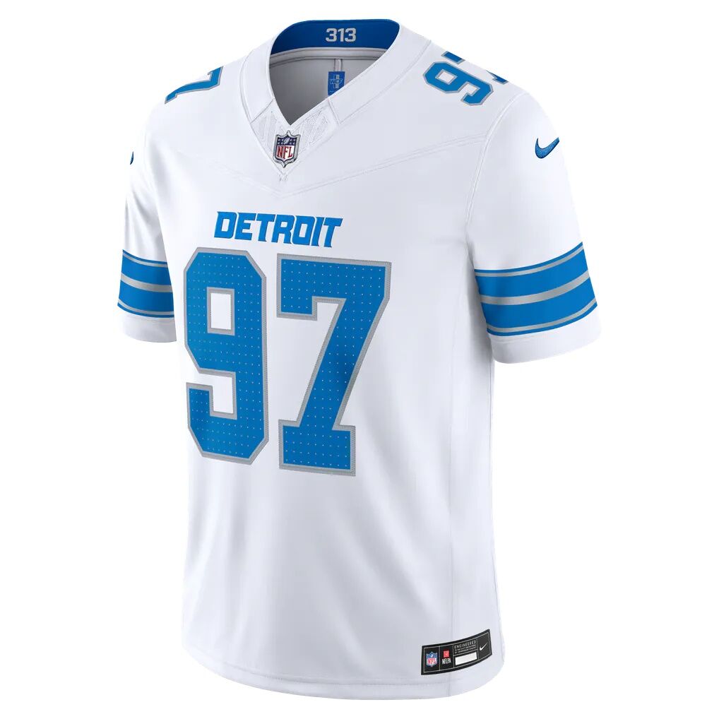 Aidan Hutchinson Detroit Lions Nike Vapor F.U.S.E. Stitched Limited Jersey