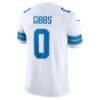 Jahmyr Gibbs Detroit Lions Nike Vapor F.U.S.E. Stitched Limited Jersey - White - Detail View