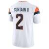 Pat Surtain II Denver Broncos Nike Vapor F.U.S.E. Stitched Limited Jersey - White - Detail View