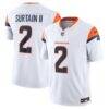 Pat Surtain II Denver Broncos Nike Vapor F.U.S.E. Stitched Limited Jersey - White - Front View