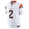 Pat Surtain II Denver Broncos Nike Vapor F.U.S.E. Stitched Limited Jersey - White - Side View