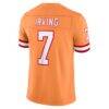 Bucky Irving Tampa Bay Buccaneers Nike Alternate Vapor F.U.S.E. Stitched Limited Jersey - - Detail View