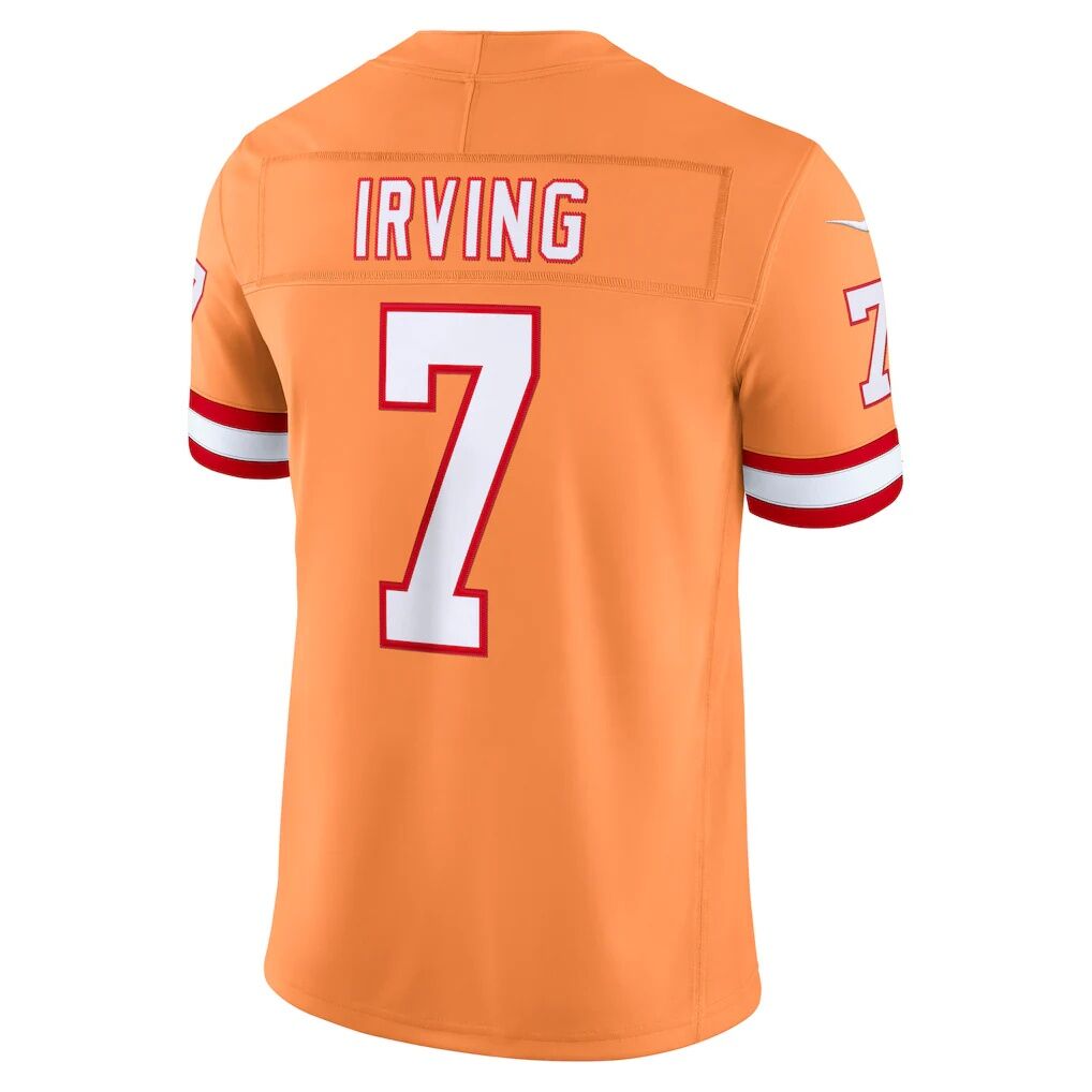 Bucky Irving Tampa Bay Buccaneers Nike Alternate Vapor F.U.S.E. Stitched Limited Jersey - Creamsicle
