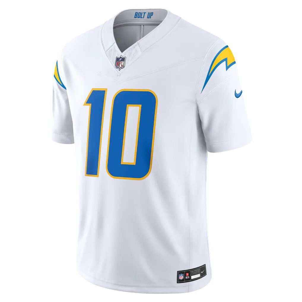 Justin Herbert Los Angeles Chargers Nike Alternate Vapor F.U.S.E. Stitched Limited Jersey