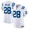 Jonathan Taylor Indianapolis Colts Nike Vapor F.U.S.E. Stitched Limited Jersey - White - Front View