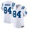Tyler Warren Indianapolis Colts Nike Vapor F.U.S.E. Stitched Limited Jersey - White - Front View