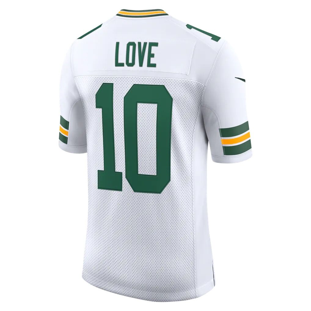 Jordan Love Green Bay Packers Nike White Vapor Untouchable Stitched Limited Jersey