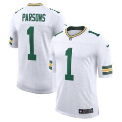 Micah Parsons Green Bay Packers Nike White Vapor Untouchable Stitched Limited Jersey - White - Front View