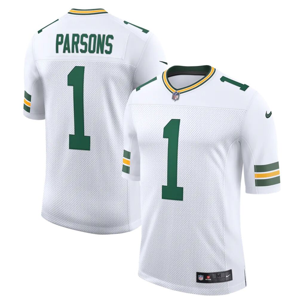 Micah Parsons Green Bay Packers Nike White Vapor Untouchable Stitched Limited Jersey