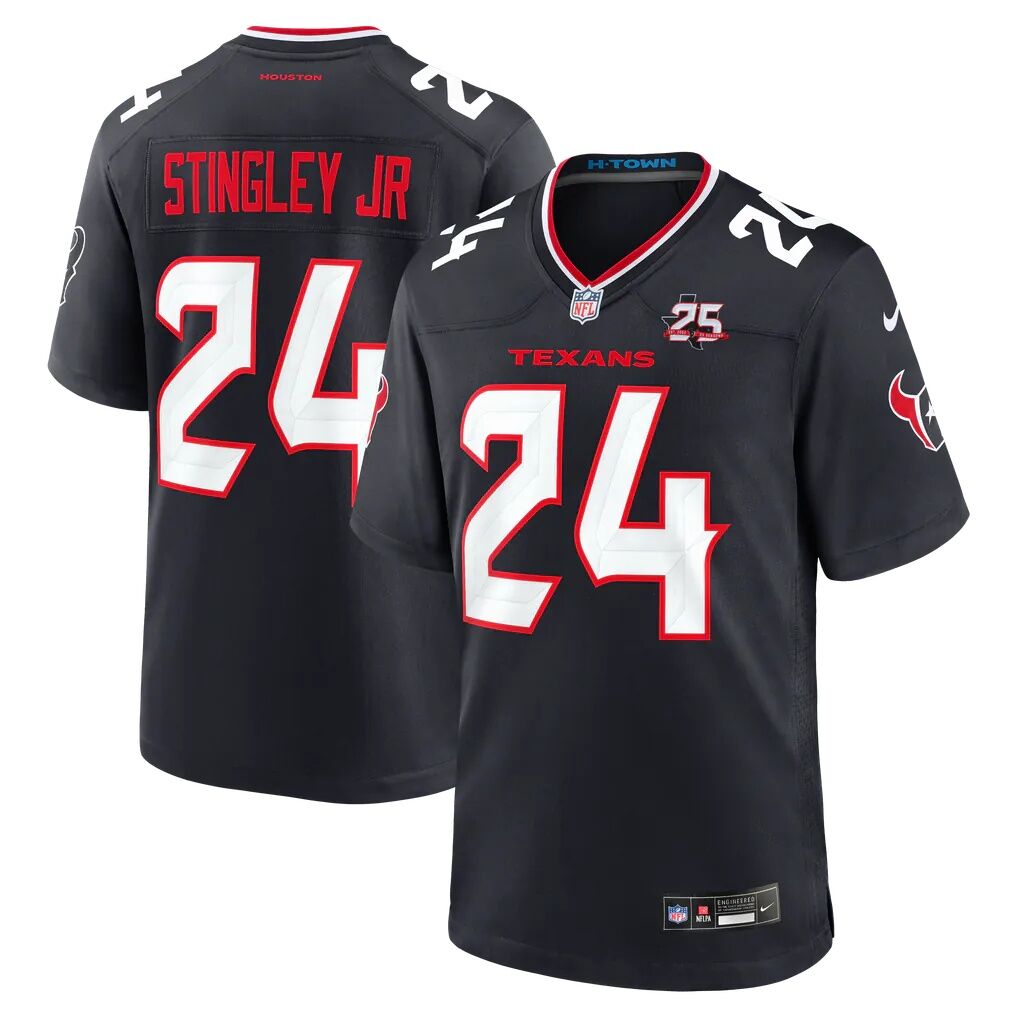 Derek Stingley Jr. Houston Texans Nike Team 25th Season Game Jersey