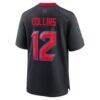 Nico Collins Houston Texans Nike Alternate 2 25th Season Game Jersey - Navy - Detail View