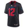 Nico Collins Houston Texans Nike Alternate 2 25th Season Game Jersey - Navy - Side View