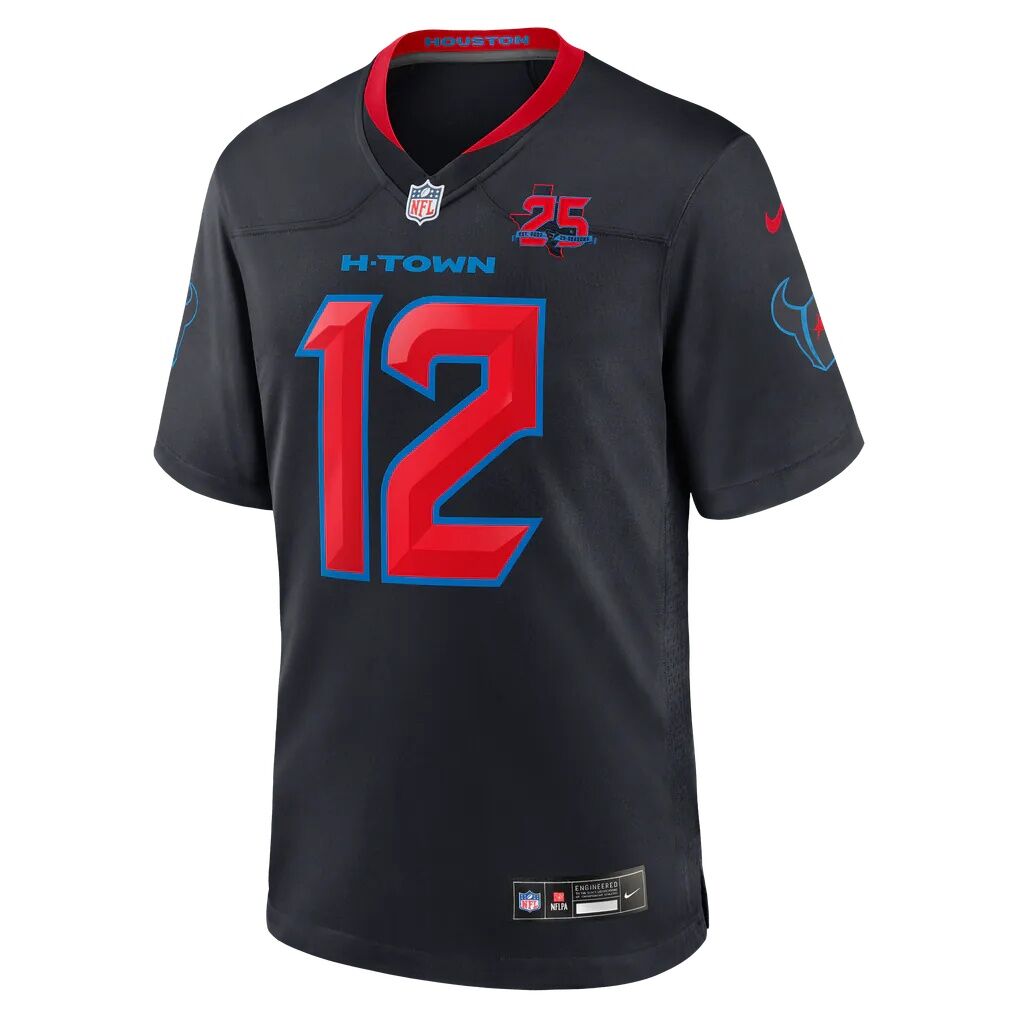 Nico Collins Houston Texans Nike Alternate 2 25th Season Game Jersey