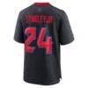 Derek Stingley Jr. Houston Texans Nike Alternate 2 25th Season Game Jersey - Navy - Detail View