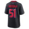 Will Anderson Jr. Houston Texans Nike Alternate 2 25th Season Game Jersey - Navy - Detail View