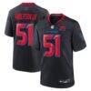 Will Anderson Jr. Houston Texans Nike Alternate 2 25th Season Game Jersey - Navy - Front View
